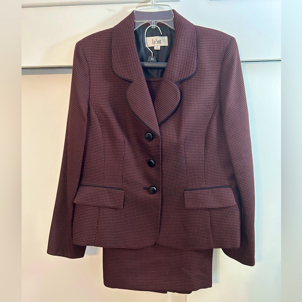 Le Suit Blazer and Skirt Set